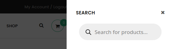 Replace UpStore search with FiboSearch